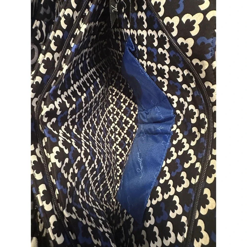 NEW Vera Bradley Blue Canterberry Cobalt Retired Print Laptop Carryall Bag NWT